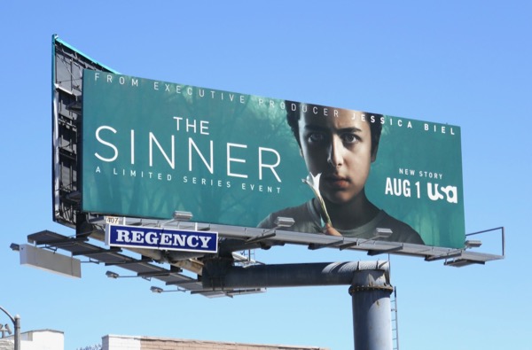 The Sinner season 2 billboard Sunset Strip Sinner season 2 billboard