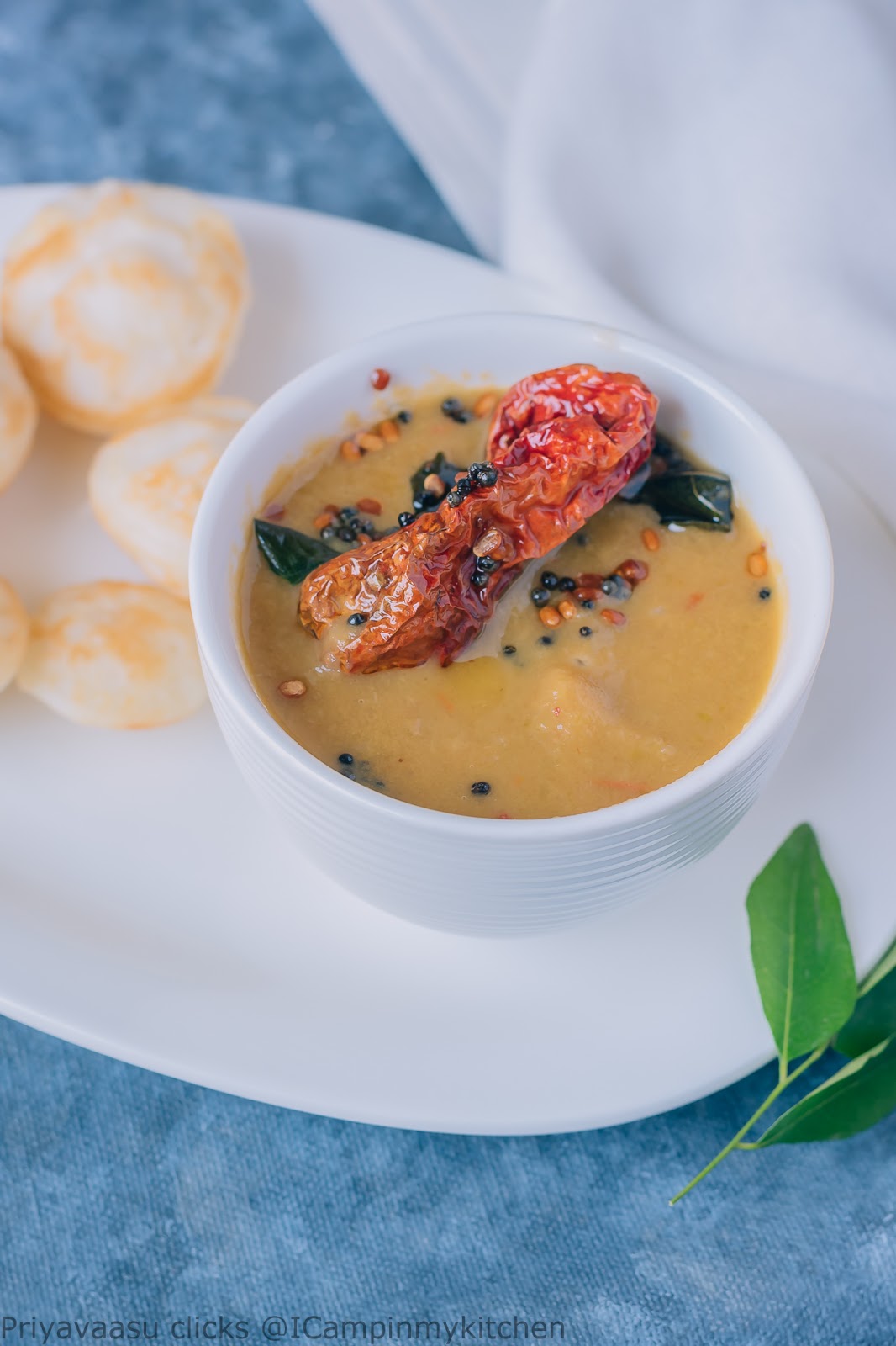 Capsicum chutney Side dish for idly/dosa I Camp in my Kitchen