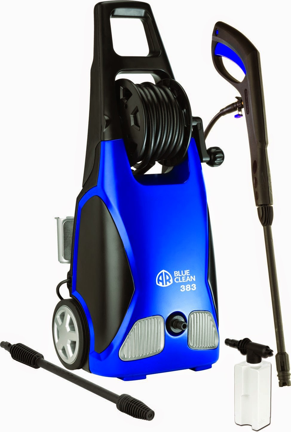 AR Blue Clean AR383 Electric Pressure Washer, 1.5 GPM, 1900 PSI, Total Stop System