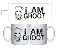 Estampa para Caneca Groot Vetor gratis