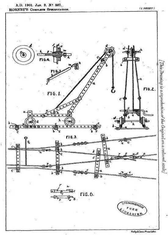 Meccano Patent 1901