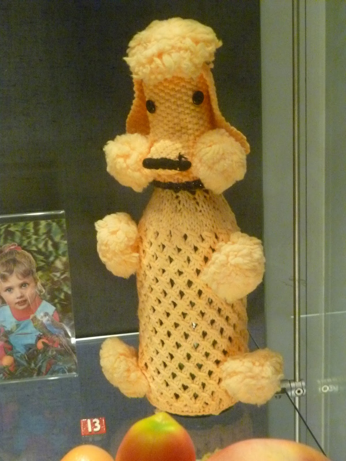 Knitting Knitted toilet roll covers, OOH kitch alert