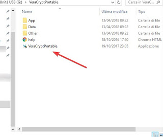 VeraCryptPortable Avvio Lancio VeraCryptPortable