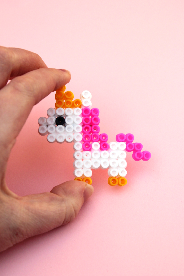 DIY PERLER BEAD RAINBOW AND UNICORN BROOCHES. Gathering Beauty