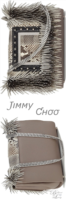 ♦Jimmy Choo Alba evening clutch bag #jimmychoo #bags #brilliantluxury
