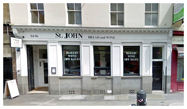 St John Bread and Wine Spitalfields Outside Street View