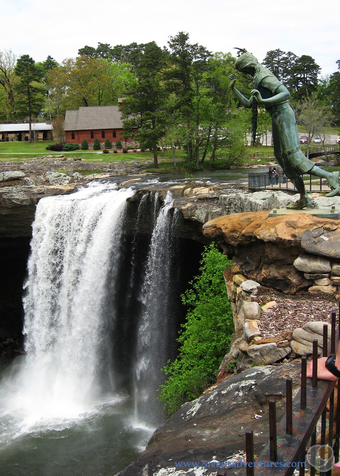 51 Cent Adventures Noccalula Falls Park Gadsden, Alabama