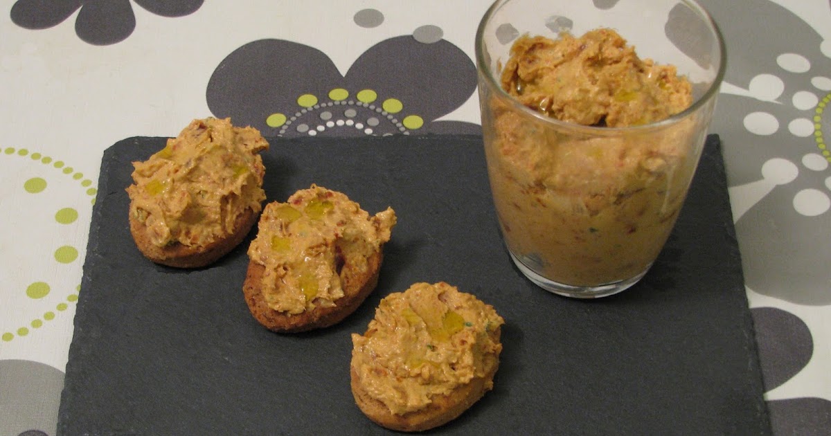 Recetas para cocinillas Tapenade de tomate seco y queso