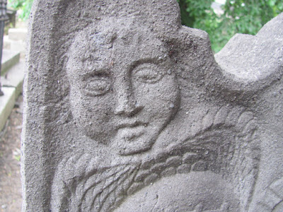 A face on a gravestone from 1802 Donnybrook Cemetery Dublin