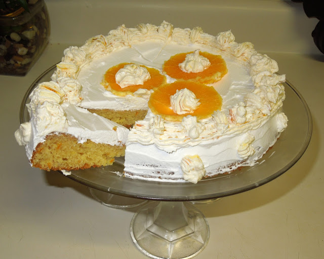 Eggless Orange Cake by veggierecipehouse
