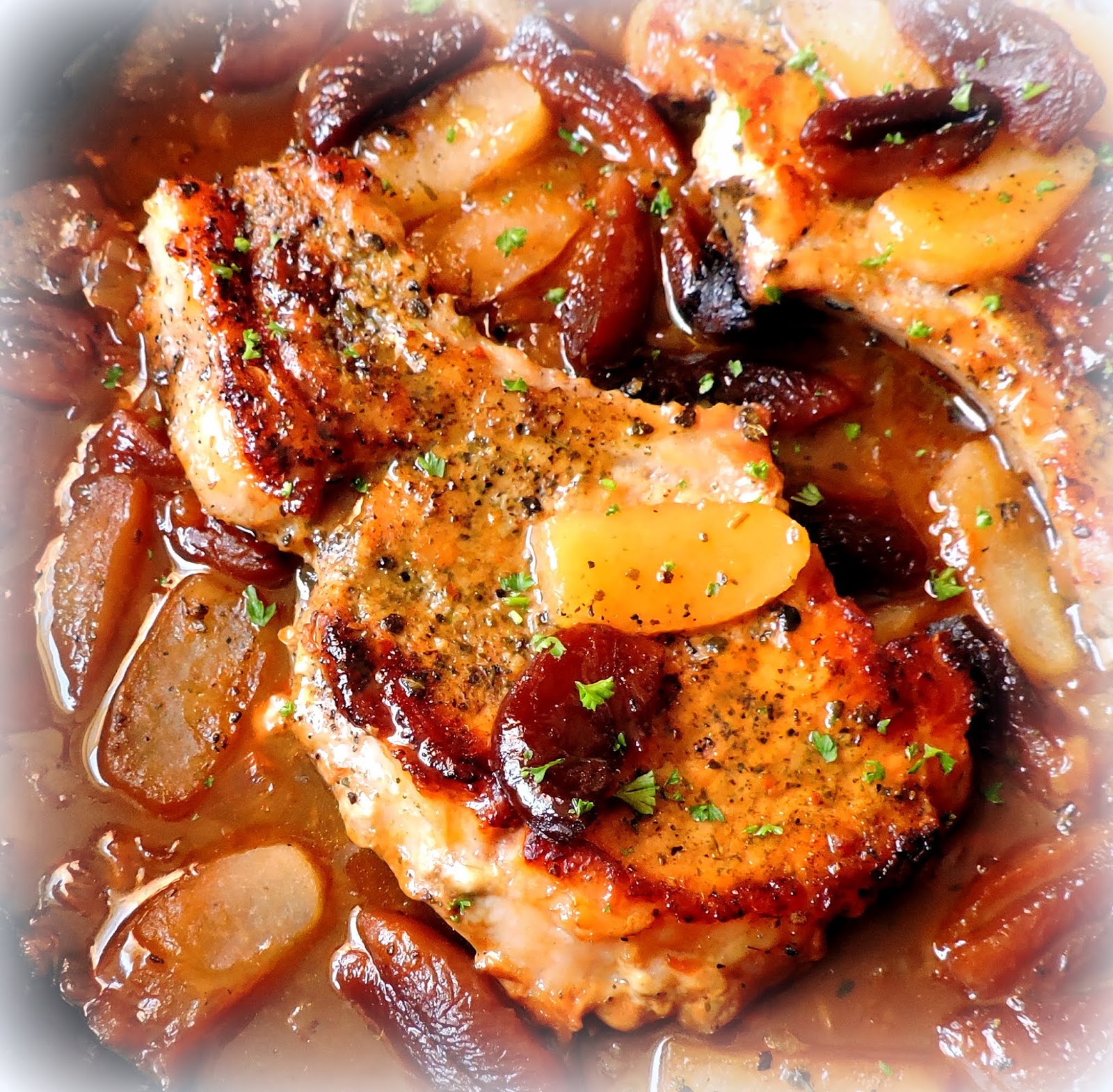 Sweet Apple & Apricot Pork Chops The English Kitchen