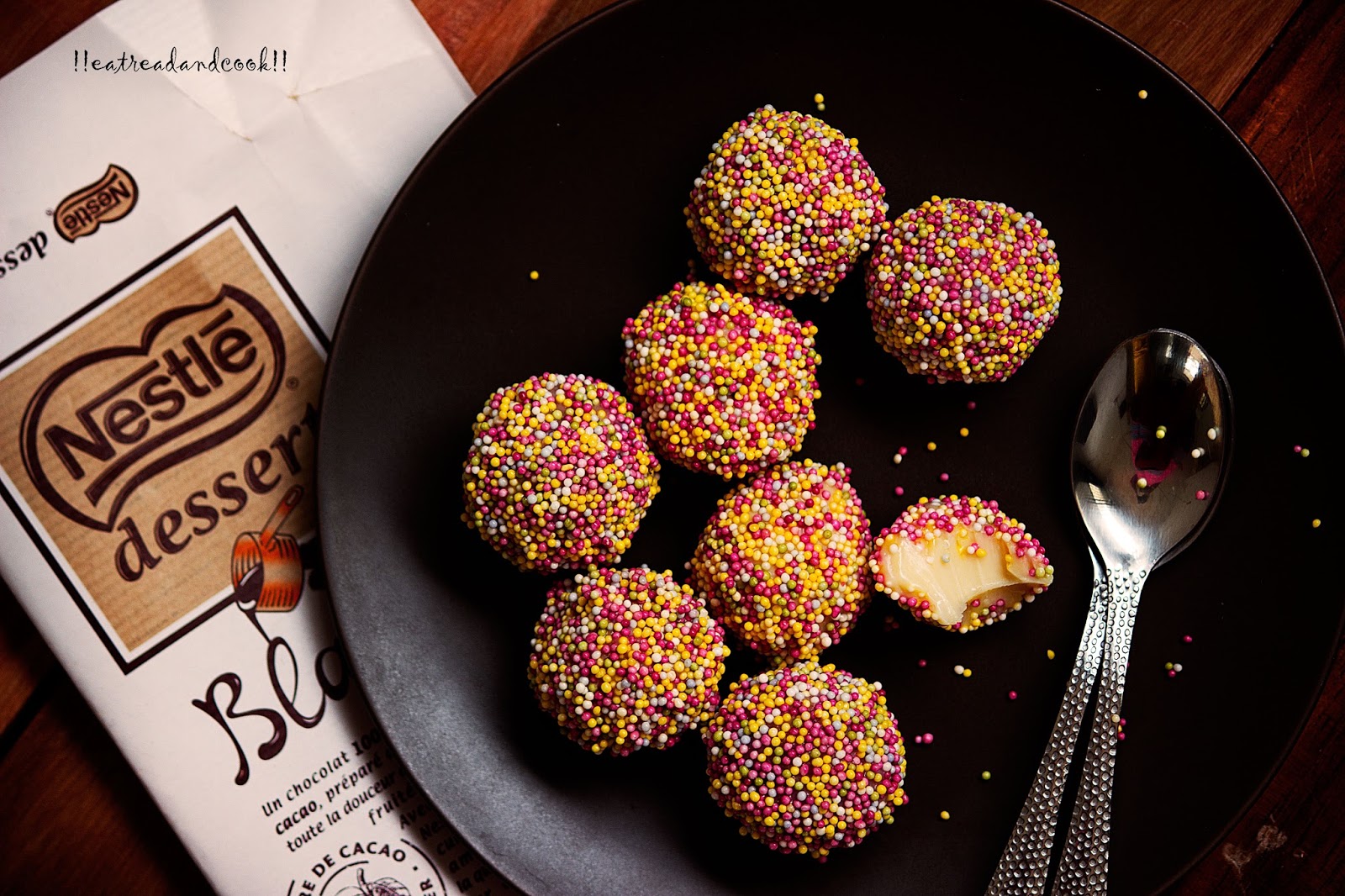 White Chocolate Truffle Two Ways