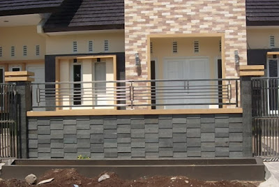 model pagar minimalis dengan batu alam terbaru model pagar minimalis dengan batu alam terbaru