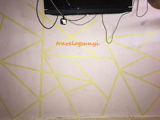 Travelog Diy Dinding Rumah Corak Bersegi Teruknye Nampak Dinding Lame Tu