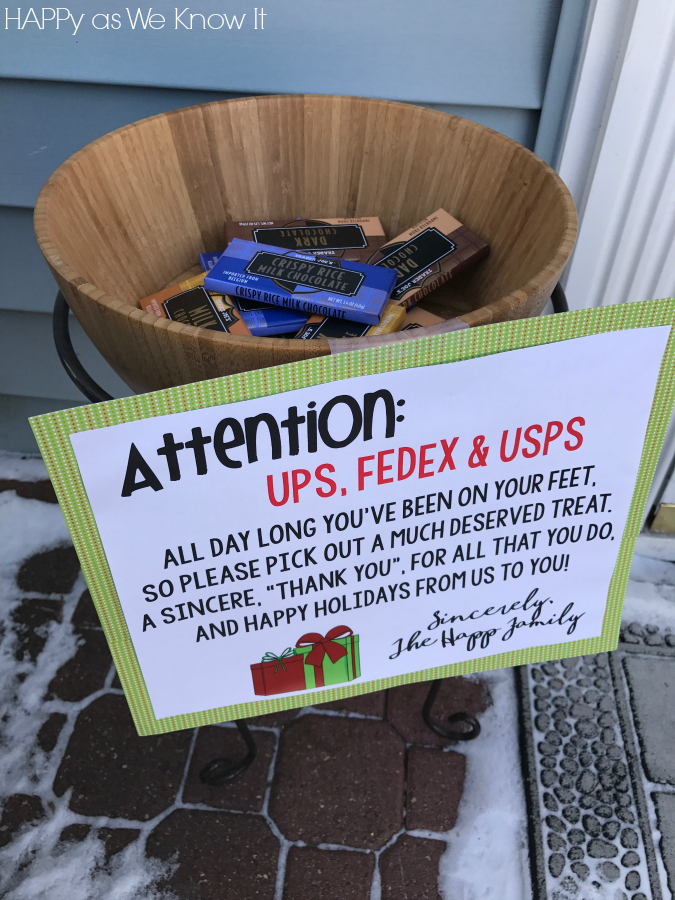 mail carrier holiday sign happy as we know it mail carrier holiday sign happy as we know it