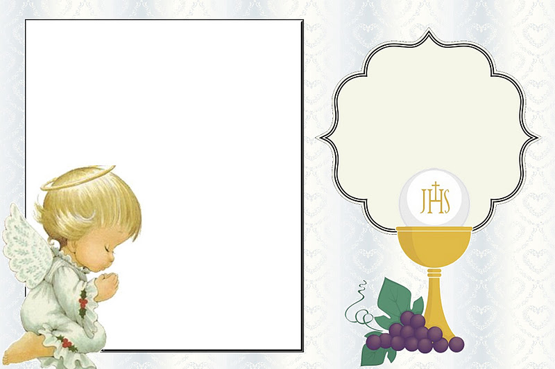First Communion Free Printable Invitations Or Cards Oh My Fiesta In English