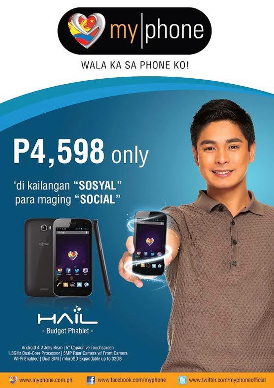 MyPhone Agua Hail 5-inch Dual-Core Phablet for PHP4,598