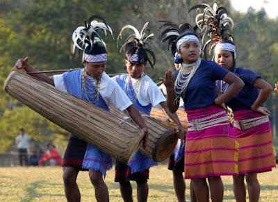 Costumes of Garo Tribe in Meghalaya