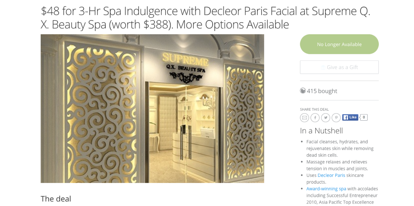 Supreme q.x. beauty spa Clearance