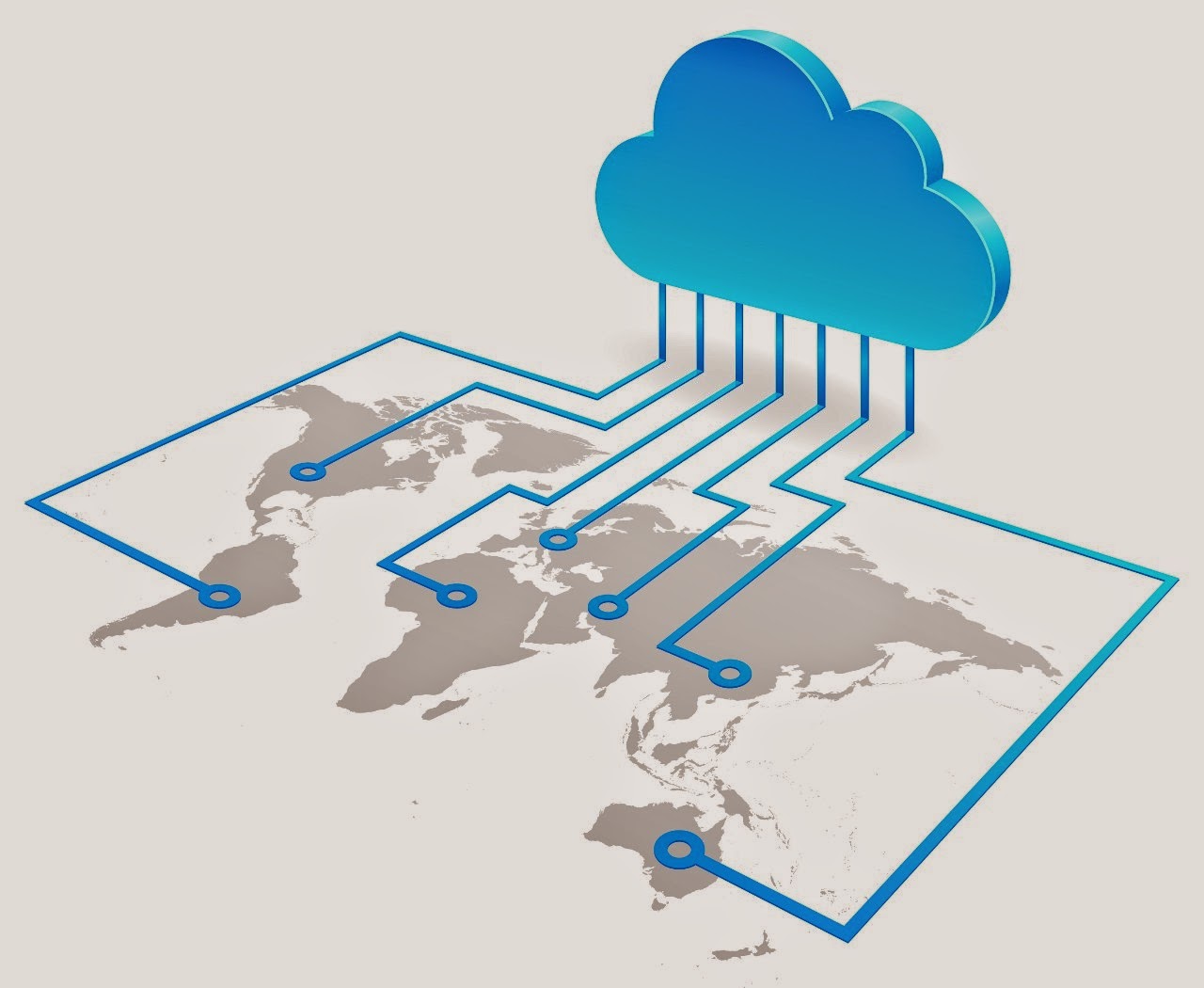 Un mundo digitalizado La nube