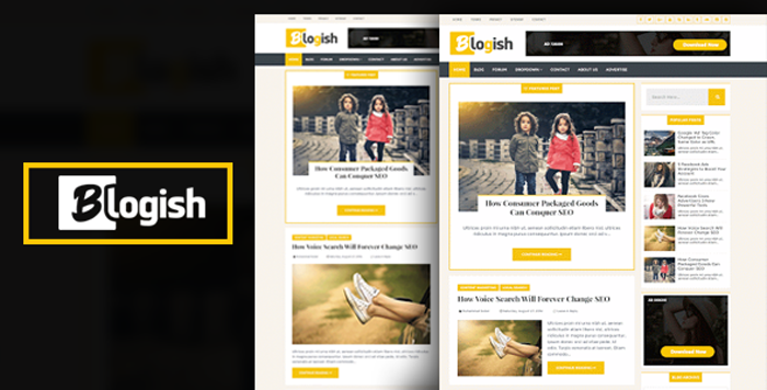 Blogish - High Quality Blogger Template