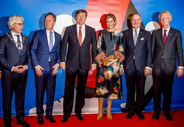 Queen Maxima wore a Natan branded dress again which is her favorite brand at opening events of Leeuwarden-Friesland European Capital of Culture 2018