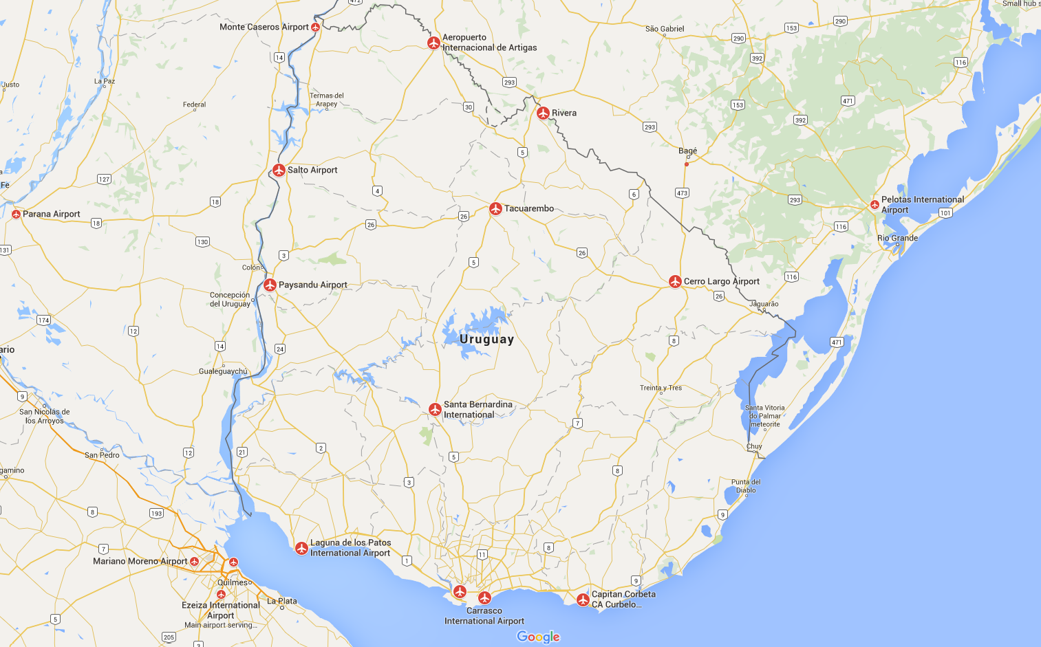 Airports Uruguay Airports Uruguay
