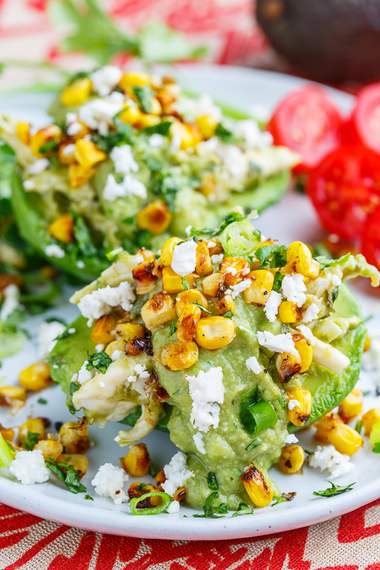 Chicken Enchilada Stuffed Avocados Chicken Enchilada Stuffed Avocados