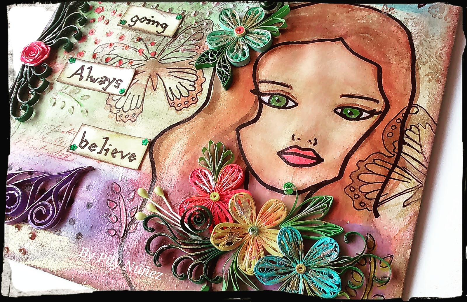 Mixed media y quilling