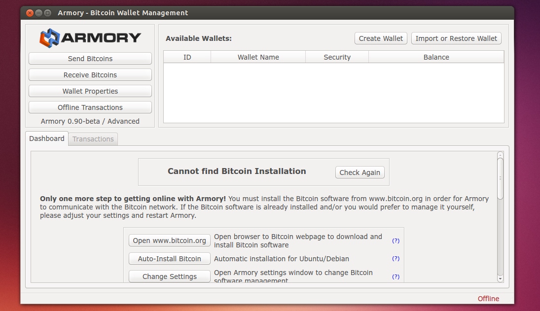 armory bitcoin wallet review)