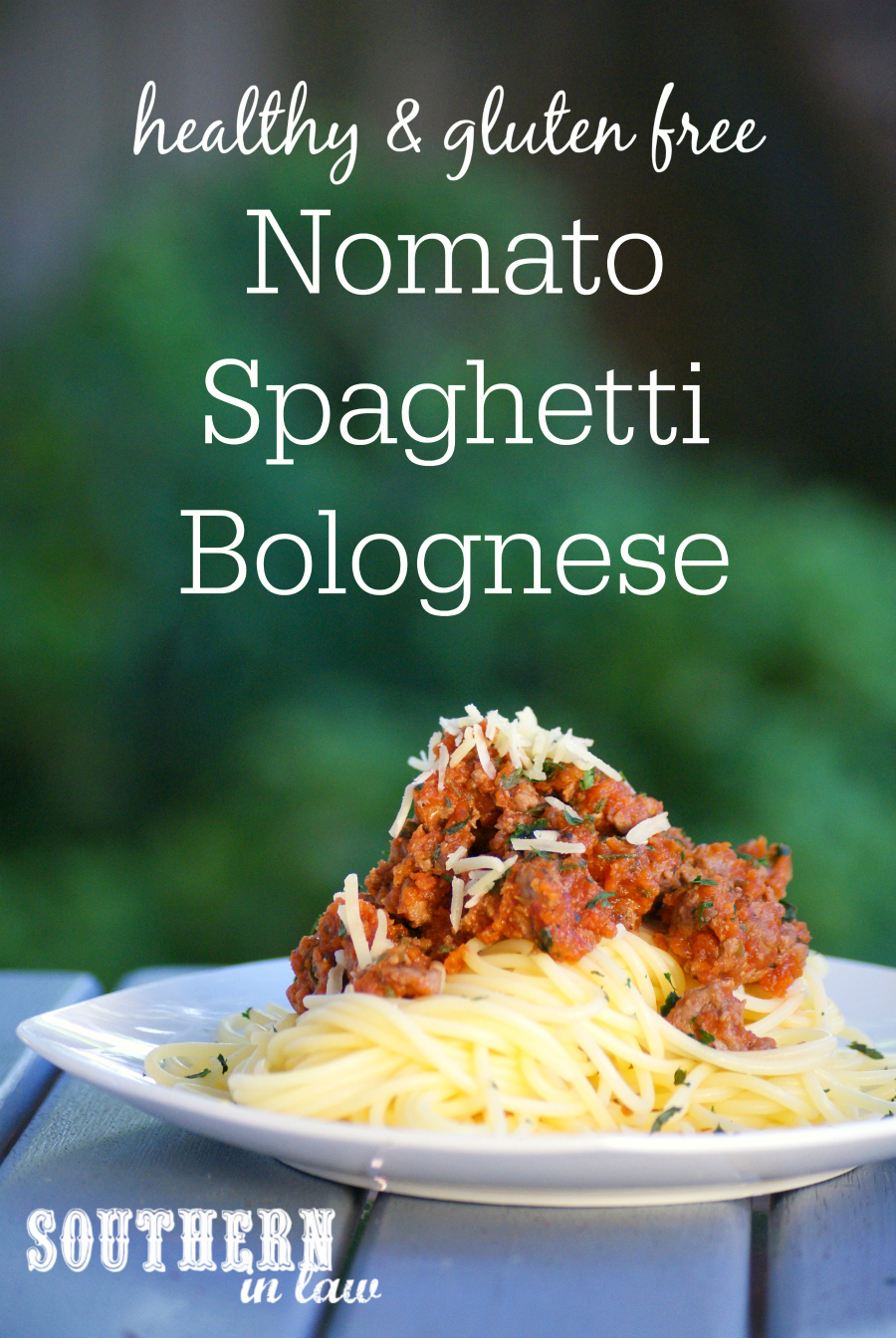 Southern In Law Recipe Nomato Spaghetti Bolognese