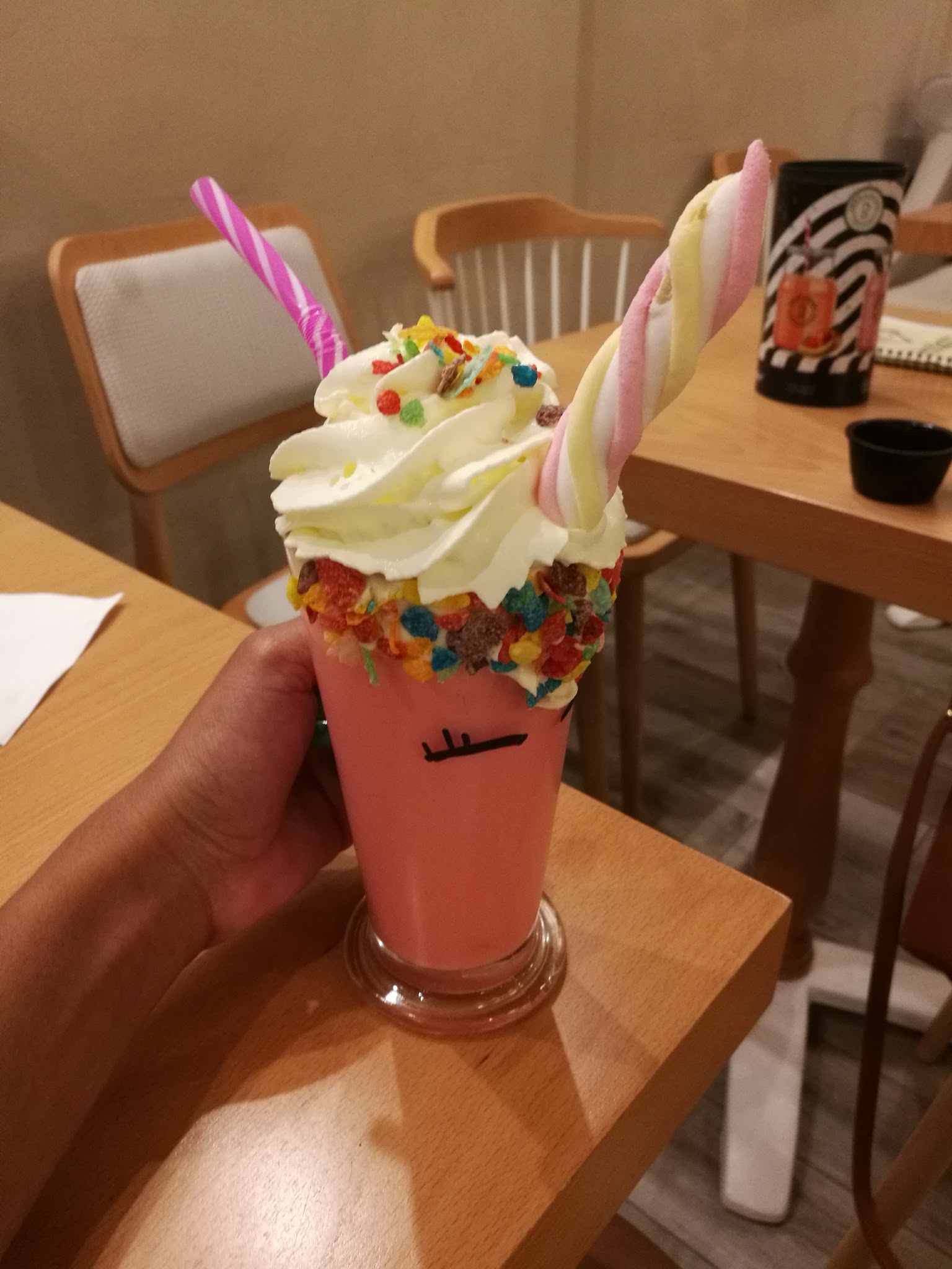 colorfull winter drinks