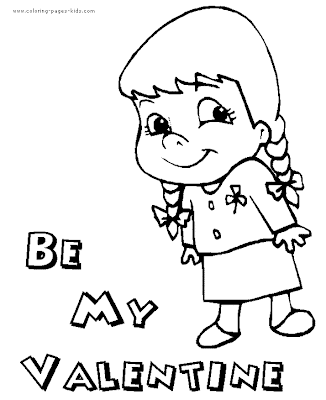 Be My Valentines Coloring Pages 