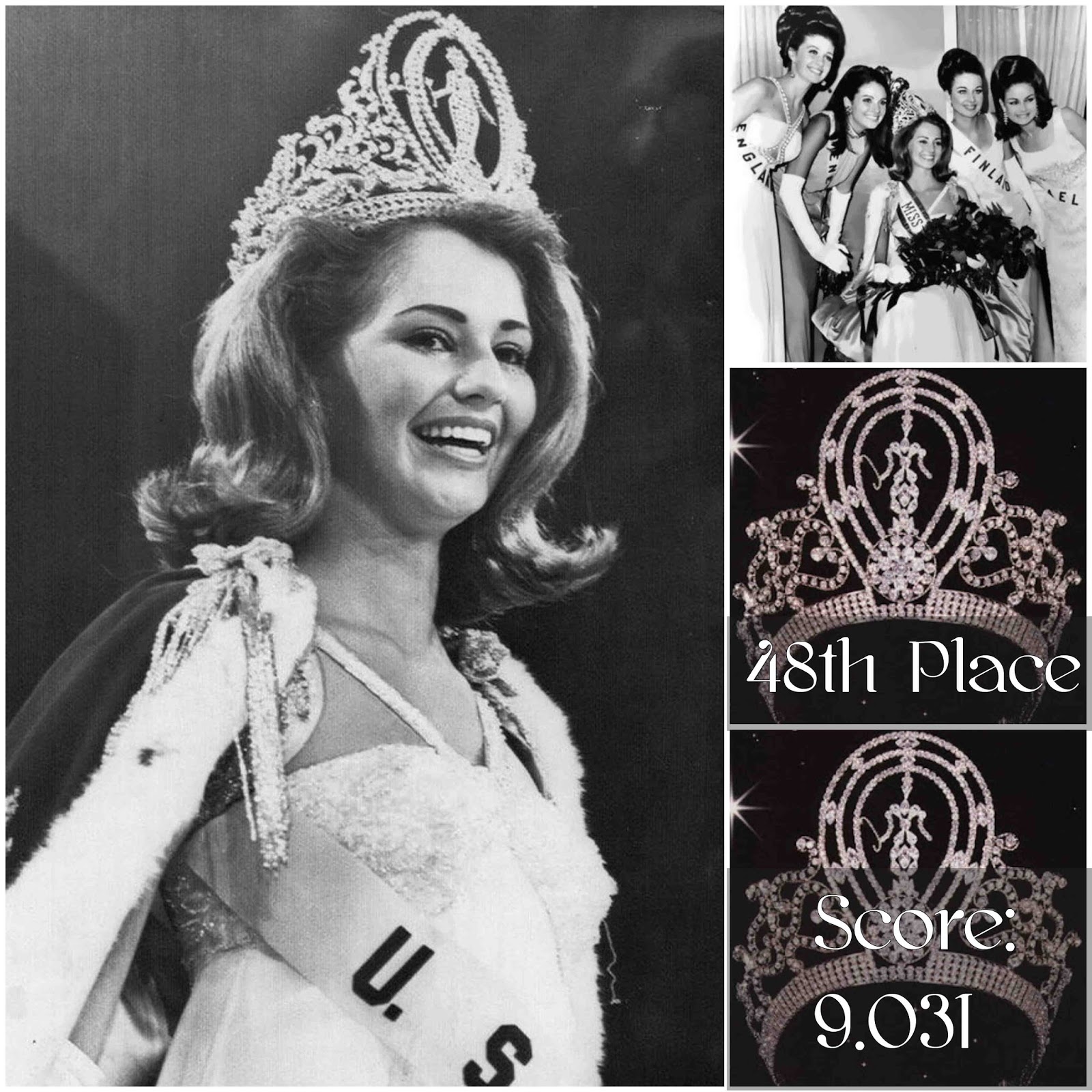 Most Beautiful Miss Universe 1952 2016 50th Place To 47place