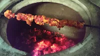 Shewer chicken on an Ovalclay Tandoor Healthy Dinner Recipe food recipe