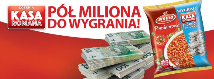 Loteria Kasa Romana. Pół miliona do wygrania Konkurs