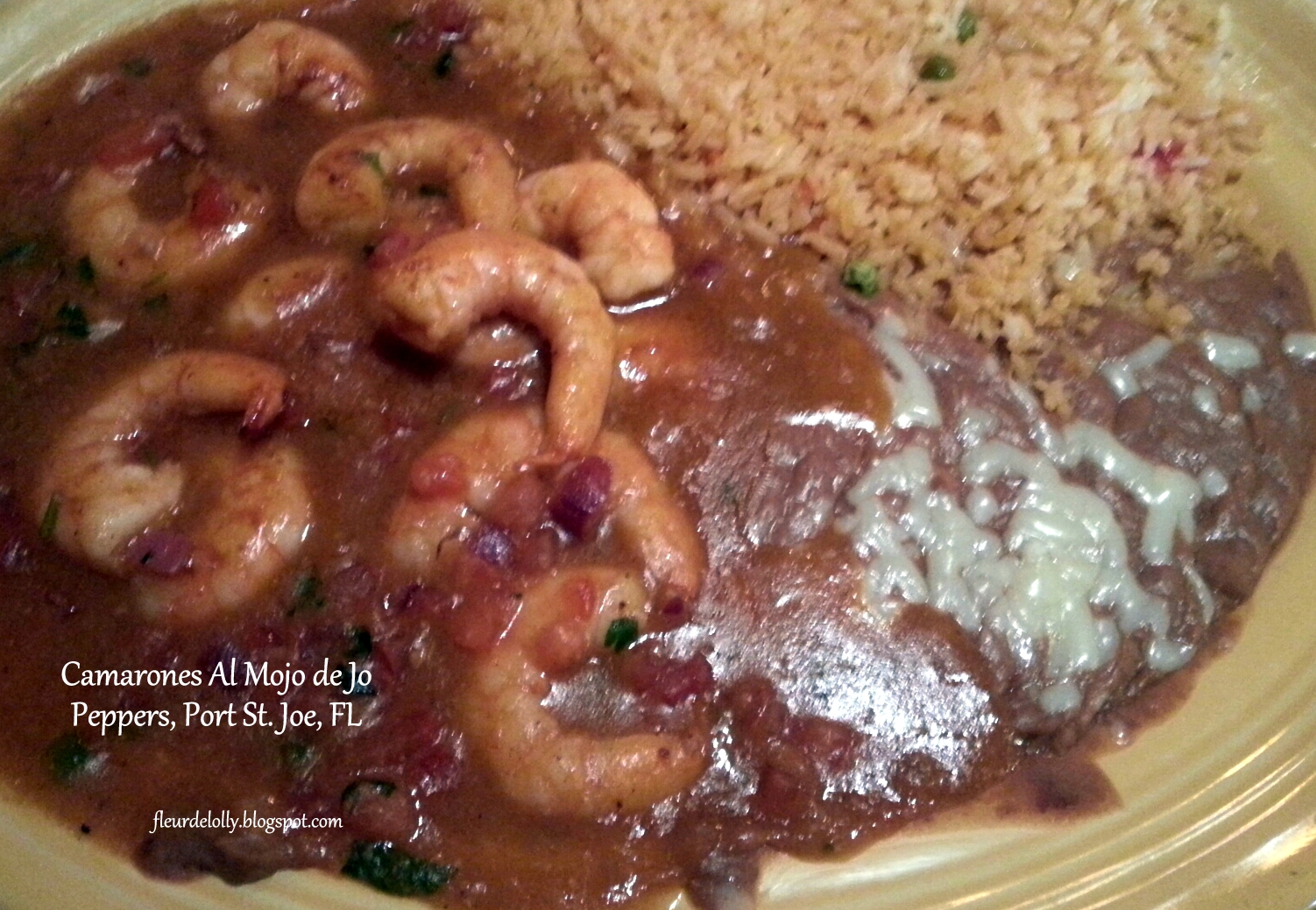 Fleur de Lolly Dining Out Gulf Coast Peppers, Port St. Joe, FL