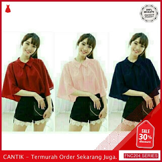 FNC204G32 Gigi Blouse Twiscone murah Wanita Serba 50 Ribuan