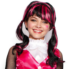 Monster High Justice Draculaura Wig Child Costume