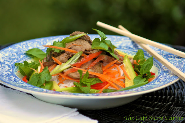 Thai Pork and Noodle Salad | The Café Sucre Farine