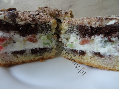 Ciasto "Cygańskie ścieżki" Ciasto "Cygańskie ścieżki"