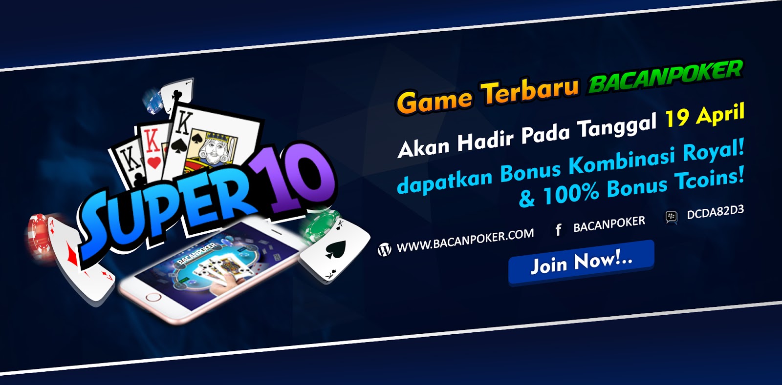 NEW GAME SUPER10 DI BACAN POKER 2018 NEW GAME SUPER10 DI BACAN POKER 2018