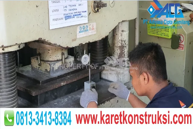 Tempat Produksi karet elastomer pada jembatan Medan - Provinsi Sumatera Utara