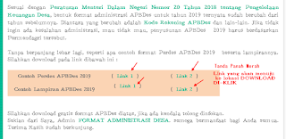 laman download artikel di Blog Format Administrasi Desa