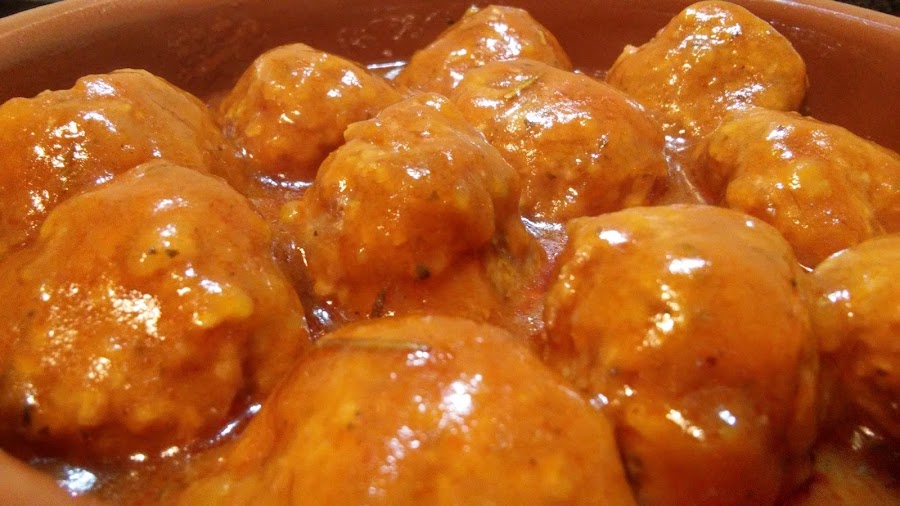 Albóndigas en salsa de tomate en Slow Cooker