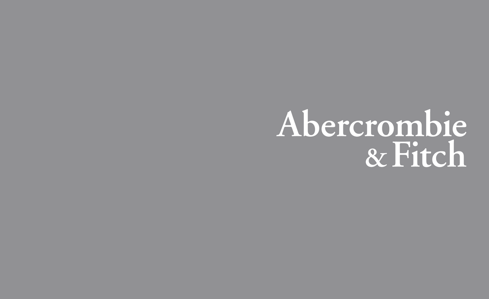 Everything About All Logos: Abercrombie & Fitch History