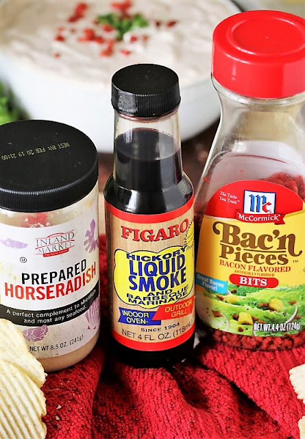 Bacon Horseradish Dip Ingredients Image