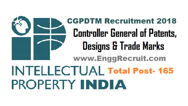 CGPDTM Recruitment 2018