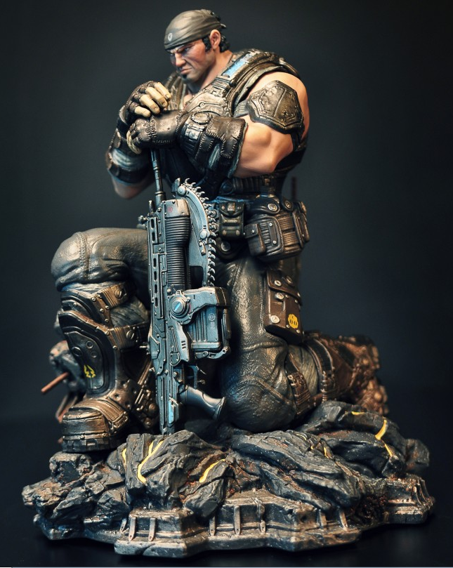 For the Gamers Epic Edition Marcus Fenix Statue Really is Epic