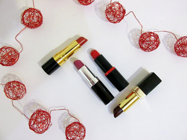 Festive lipsticks, red lipsticks, Christmas lips